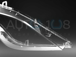 Стекло фары MERCEDES ML W164 (2005-2008) дорестайлинг (правое)