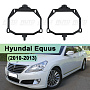 Переходная рамка Hyundai Equus (2010-2013) AFS - Hella 3 / 3R (к-т, 2шт) по выгодной цене