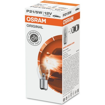 Галогенная лампа OSRAM P21/5W Original Line / 7528 по выгодной цене