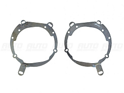 Переходная рамка BMW 5 F10 (2010-2016) секция с фальш линзой - Hella 3 / 3R (к-т 2шт)