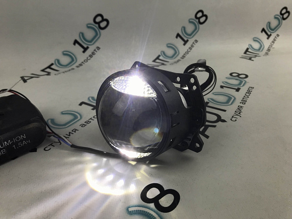 Светодиодные линзы Rayzer Base Plus (ДХО + поворот) 3.0 5500K Bi-Led (2 шт) по выгодной цене