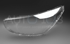 Стекло фары HYUNDAI SOLARIS 1 (2010-2014) дорестайлинг на фару без линзы (левое)
