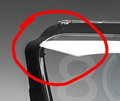 Стекло фары AUDI A8 D4 (2010-2014) дорестайлинг LED / MATRIX (правое)