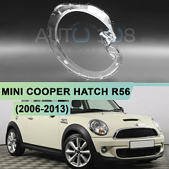 Стекло фары MINI COOPER HATCH R56 (2006-2013) (правое)