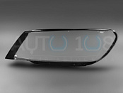 Стекло фары VOLKSWAGEN TOUAREG 2 NF / FL (2014-2018) рестайлинг (левое)