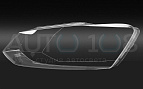 Стекло фары VOLKSWAGEN POLO 5 (2009-2020) (левое) Стекло фары VOLKSWAGEN POLO 5 (2009-2020) (левое) по выгодной цене