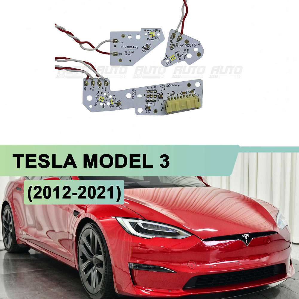 Плата подсветки ДХО TESLA MODEL S (2012-2021) (правая фара)