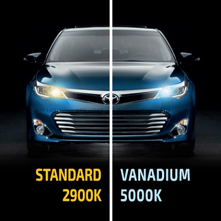 Галогенные лампы MTF H4 VANADIUM 5000K (2 шт) по выгодной цене