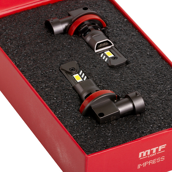 Светодиодная лампа MTF H11 / H8 / H9 / H16 Impress 6000K (к-т 2шт) по выгодной цене