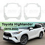 Переходная рамка Toyota Highlander (2019-2022) LED - Hella 3 / 3R (к-т 2шт) 228 по выгодной цене