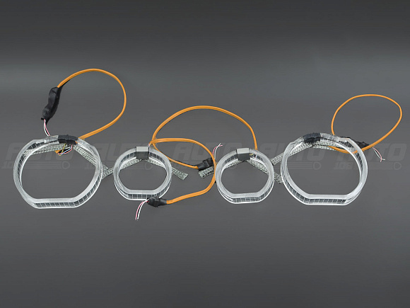 LED Ангельские глазки (кольца) BMW X6 E71 / X5M E70 F-Style (2007-2012) (комплект) по выгодной цене