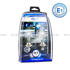Галогенные лампы MTF DYNAMIC BLUE H7  (2 шт)