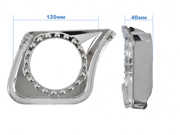 Маска для линз 3.0 дюйма - №142 с А/Г LED 2 шт. по выгодной цене