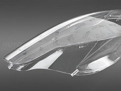 Стекло фары BMW 5 E60 / E61 (2003-2010) с LED ресничкой (правое)