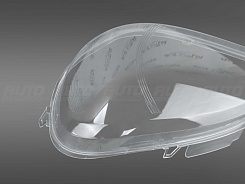 Стекло фары MERCEDES ML W163 (2001-2005) рестайлинг (правое)