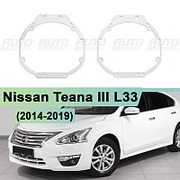 Переходная рамка Nissan Teana III L33 (2014-2019) - Модуль Hella 3/3R (комплект, 2шт) 094 — фото 1