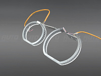 LED Ангельские глазки (кольца) BMW X5 E70 F-Style (2006-2010) дорестайлинг (комплект) — фото 3