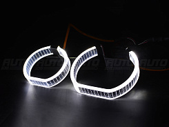 LED Ангельские глазки (кольца) BMW X5 E70 F-Style (2006-2010) дорестайлинг (комплект)