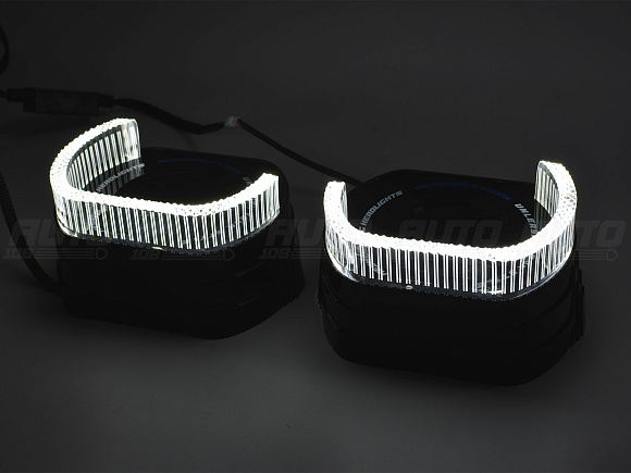 Маска для линз 3.0 люйма с А/Г DRL белый цвет L-образная 2 шт. по выгодной цене