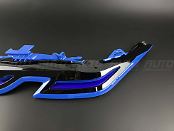 Верхняя маска (ресница) BMW 5 G30 (2020-2023) Laser LED Shadow Line (левая)