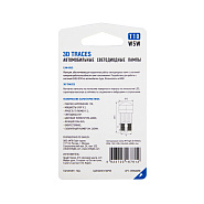 Светодиодная лампа MTF W5W T10 3D Traces 6000K (2 шт)