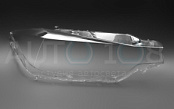 Стекло фары BMW 3r F30, F31, F80 (2011-2015) дорестайлинг (правое)