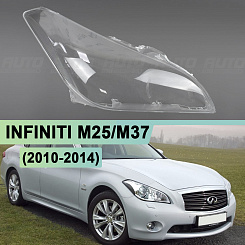 Стекло фары INFINITI M25/M37 (2010-2014)  (правое)