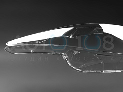 Стекло фары INFINITI QX60 I (2013-2016) дорестайлинг (правое)