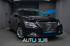 Toyota Camry VII (XV50) 2011-2014 до рестайлинга - установка светодиодных линз Aozoom...