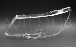 Стекло фары SKODA SUPERB 2 (2013-2015) рестайлинг (левое)