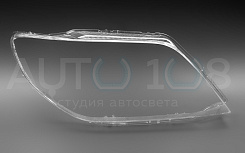 Стекло фары MITSUBISHI OUTLANDER 1 (2002-2009) для фары без линз (правое)