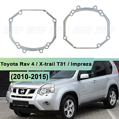 Переходная рамка Toyota Rav 4 / X-trail T31 / Impreza - Hella 3 / 3R (к-т, 2шт) 011