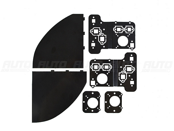 Комплект для установки линз KIA Carnival (2020-2023) рефлекторный LED (рамки под 4 линзы) по выгодной цене