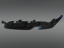 Верхняя маска (ресница) BMW 5 G30 (2020-2023) LED LOGO б/у (правая)