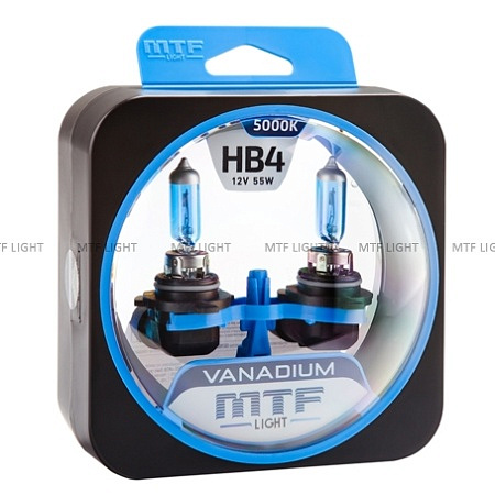 Галогенные лампы MTF HB4 VANADIUM 5000K (2 шт)