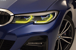 Плата подсветки ДХО BMW 3 G20 LASER 63118496134 (2018-2022) Yellow Lemon (4 шт.)