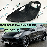Корпус фары PORSCHE CAYENNE II 958 (2010-2014) дорестайлинг КСЕНОН (левый) — фото 1
