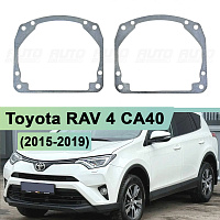 Переходная рамка Toyota RAV 4 CA40 (2015-2019) рестайлинг ГАЛОГЕН - Hella 3 / 3R (к-т, 2шт) 112 — фото 1