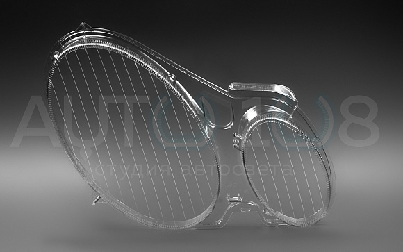 Стекло фары MERCEDES E-class W211 (2002-2009) (правое) по выгодной цене