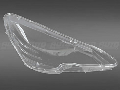 Стекло фары MERCEDES C-class W204 (2011-2015) рестайлинг LOGO (левое)