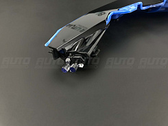 Верхняя маска (ресница) BMW 5 G30 (2020-2023) Laser LED Shadow Line (левая)