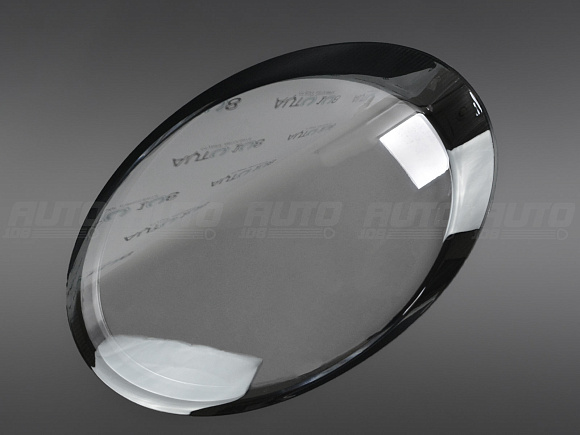 Стекло фары Porsche 911 (997) (2004-2012) черный кант (левое) по выгодной цене