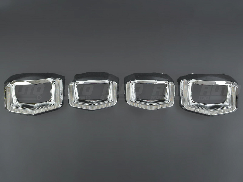 Маска для линз VOLKSWAGEN TIGUAN 2 (2016-2021) LED ДХО+Поворот