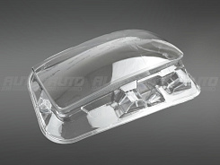 Стекло фары NISSAN QASHQAI J10 (2010-2013) рестайлинг (левое)