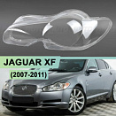 Стекло фары JAGUAR XF (2007-2011) дорестайлинг (левое)