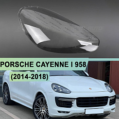 Стекло фары PORSCHE CAYENNE II 958 (2014-2018) рестайлинг (правое)