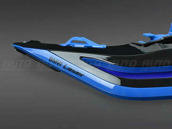 Верхняя маска (ресница) BMW 5 G30 (2020-2023) Laser LED Shadow Line LOGO (правая) по выгодной цене