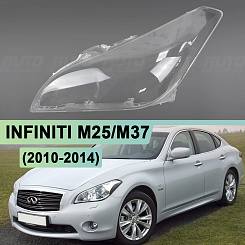 Стекло фары INFINITI M25/M37 (2010-2014)  (левое)