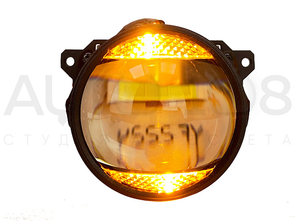 Светодиодные линзы Rayzer Base Plus (ДХО + поворот) 3.0 5500K Bi-Led (2 шт) по выгодной цене