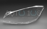 Стекло фары MERCEDES S-class W221 (2005-2009) дорестайлинг (левое) — фото 2